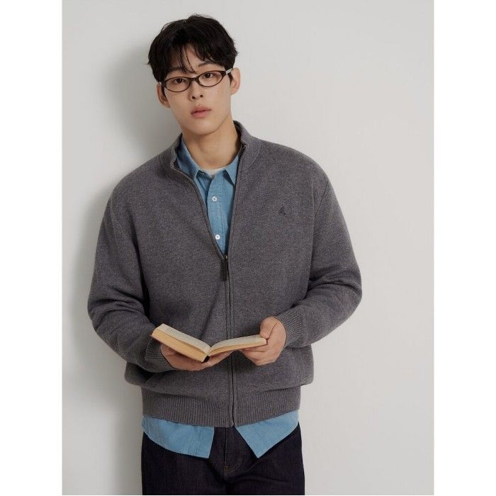 [Essential] 풀집업 카디건 그레이 BC695AE113