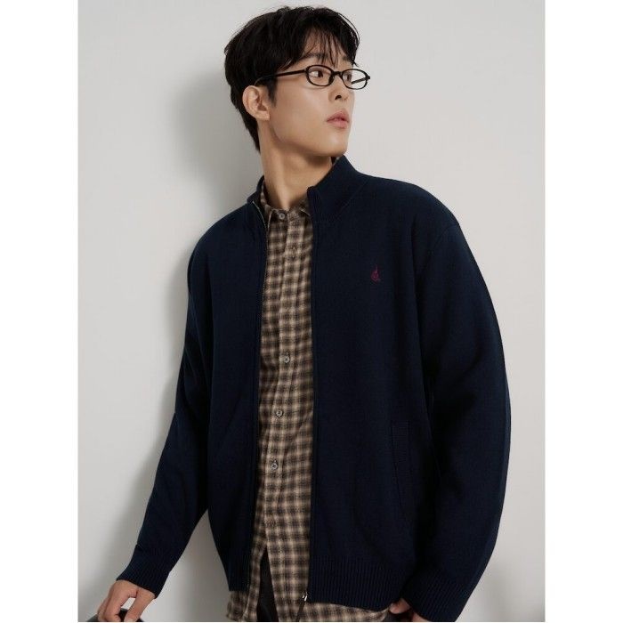 [Essential] 풀집업 카디건 네이비 BC695AE11R