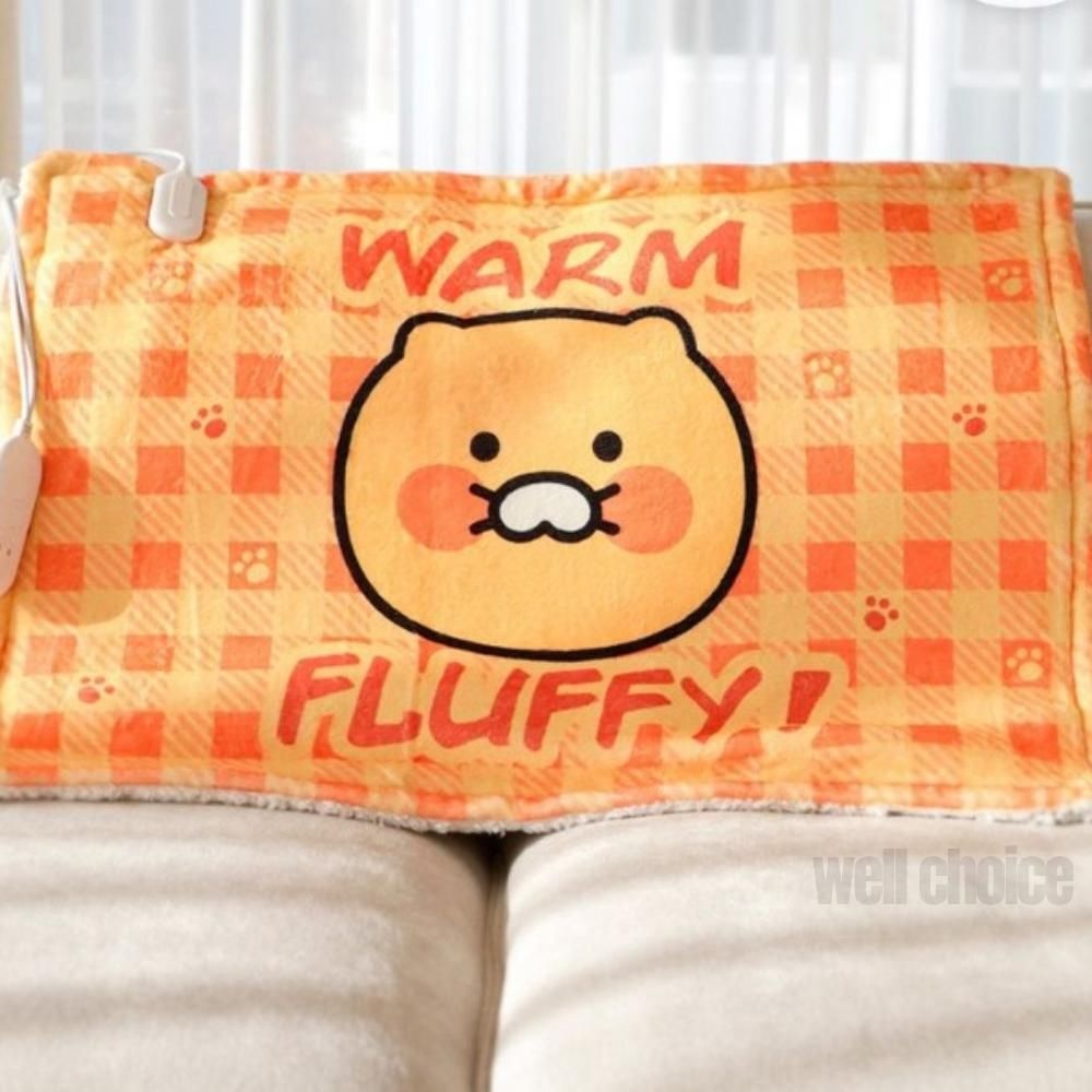 [오늘출발] 춘식이 온열 무릎 담요 사무실무릎전기담요 캐릭터온열담요 겨울담요