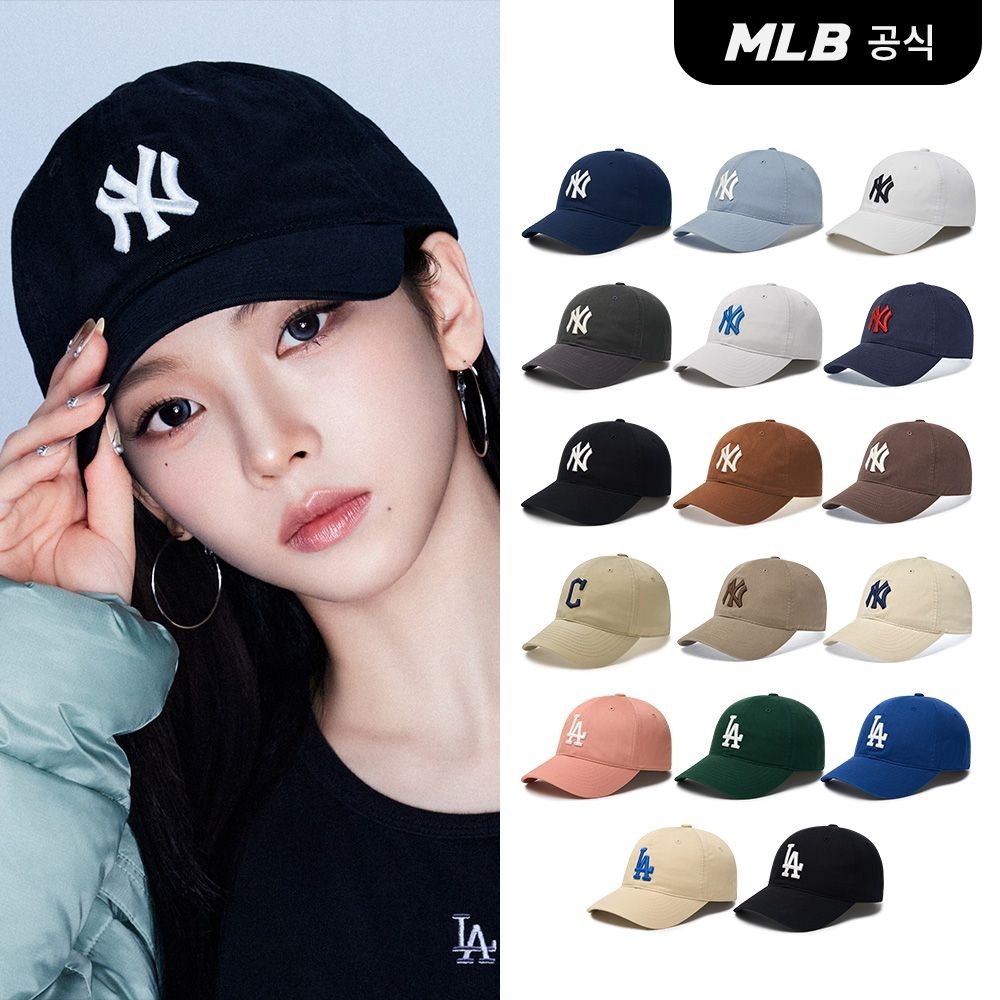 [카리나PICK][공식] 공용 에이스 언스트럭쳐 볼캡 (17 COLOR) 3ACP6601N
