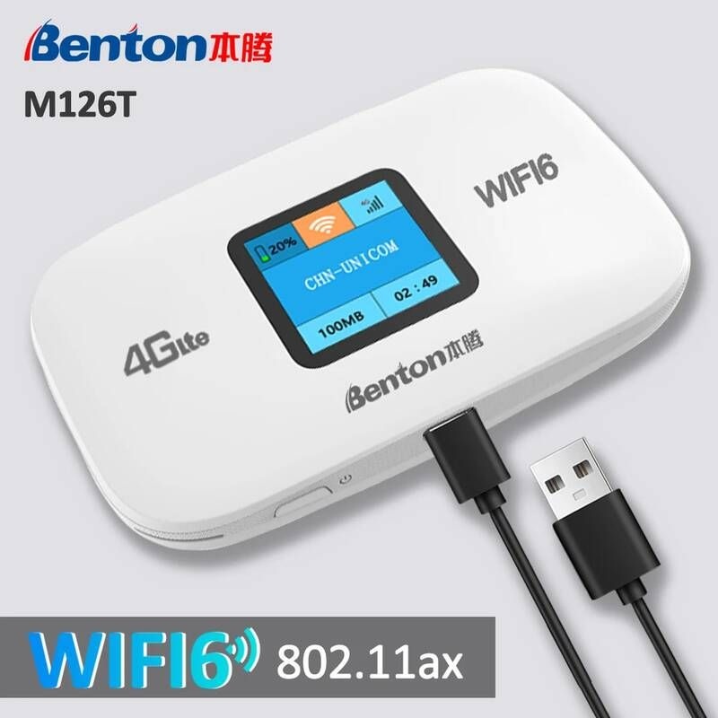 [해외] 유심공유기 벤톤 콘센트 앤 플레이 MiFi 4G 5G SIM 카드용 휴대용 라우터 WiFi6 24GHz 150Mbps 10대 기기 3000mAh 배터리 USB 여