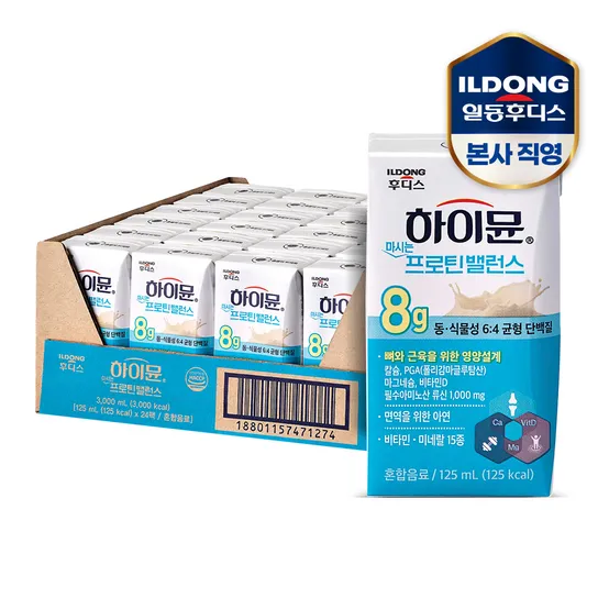 마시는 프로틴 밸런스 팩 125ml 24개