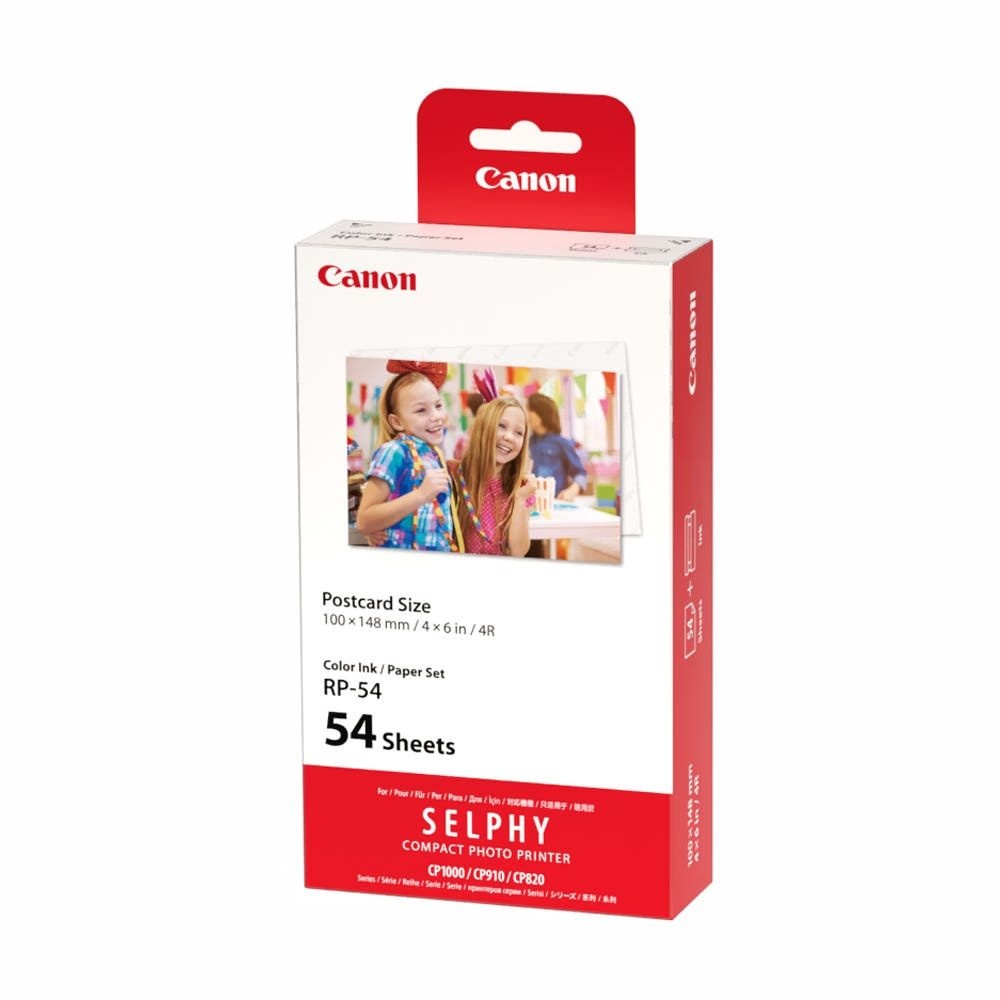 캐논 RP-54 인화지 54매 엽서사이즈 CP1300 CP1500