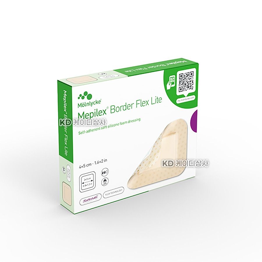 메피렉스 보더플렉스 라이트 4x5cm 10매 581011 메필렉스 Mepilex Border Flex Lite