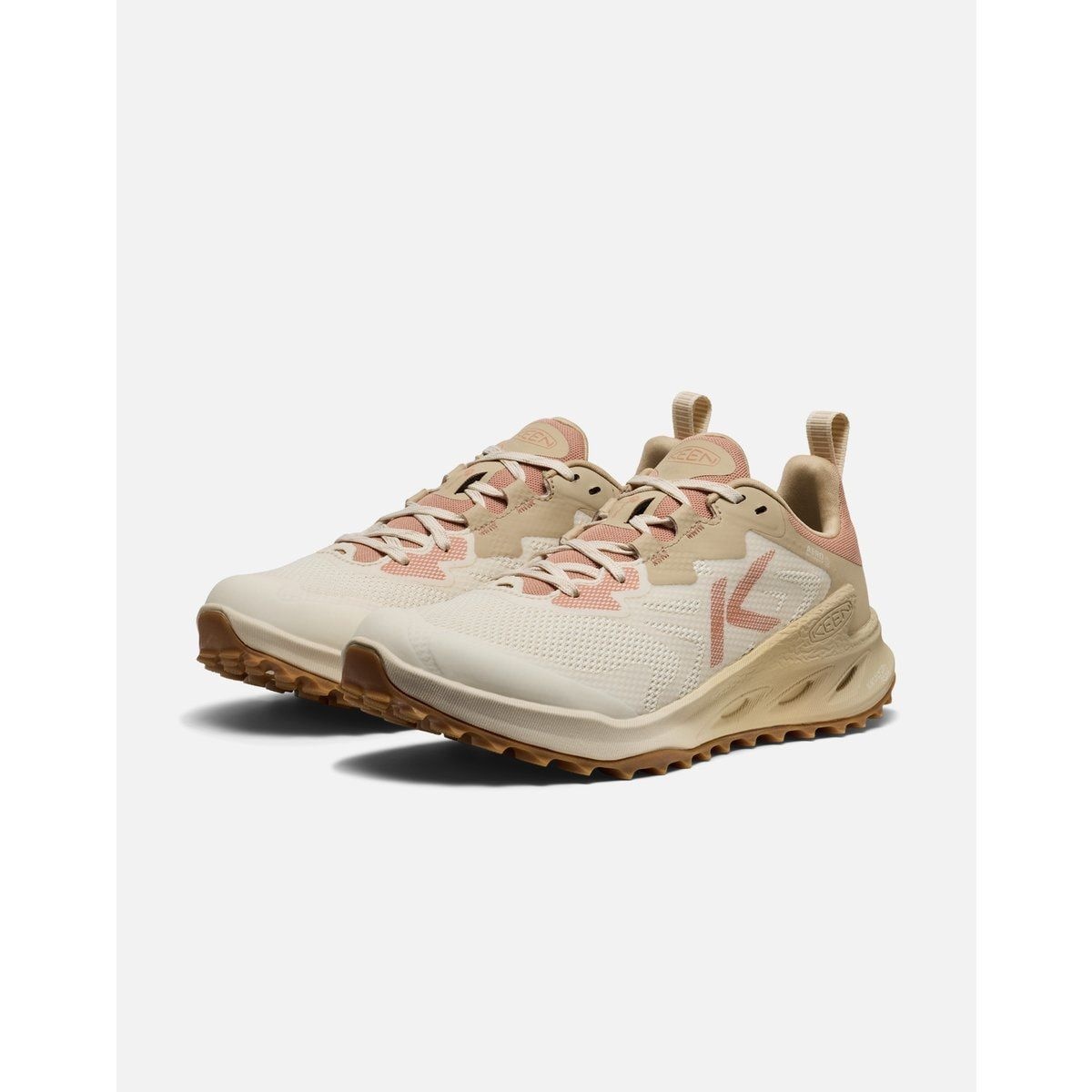 KEEN 킨 25FW 자이오닉 NXT 워터프루프 밝은 베이지 여성 트레일 러닝화 KNSO5F601I1 139962