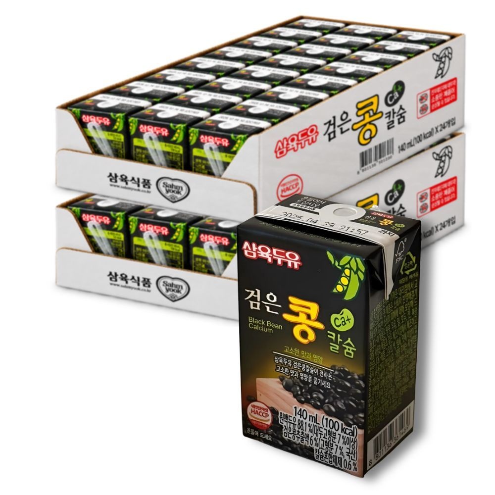 삼육 검은콩칼슘 두유 140ml 48팩