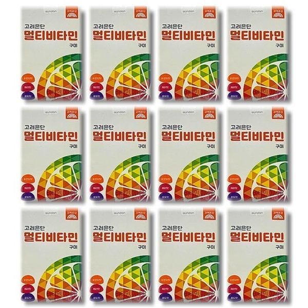 [하프클럽]고려은단 멀티비타민 구미 60구미 12박스