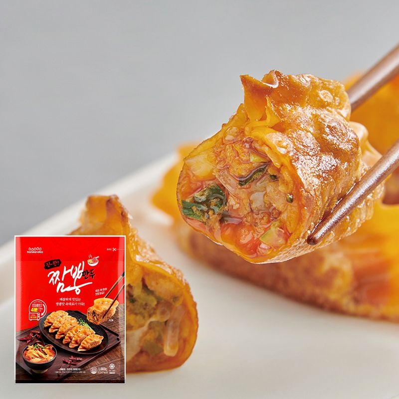 한만두 [한만두 1봉 구성] 얼큰한 불맛 짬뽕 만두, 1kg, 1개