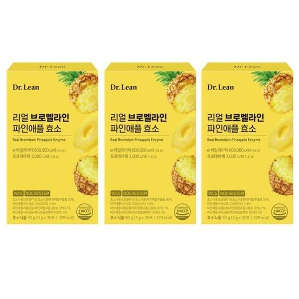 [하프클럽]닥터린 파인 브로멜라인 선물 30포 X3개