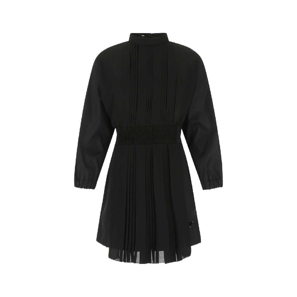 프라다 [X45]프라다 P256GTS22211FS F0002 Black Re Nylon and crepe jumpsuit 여성 점프수트 오버롤