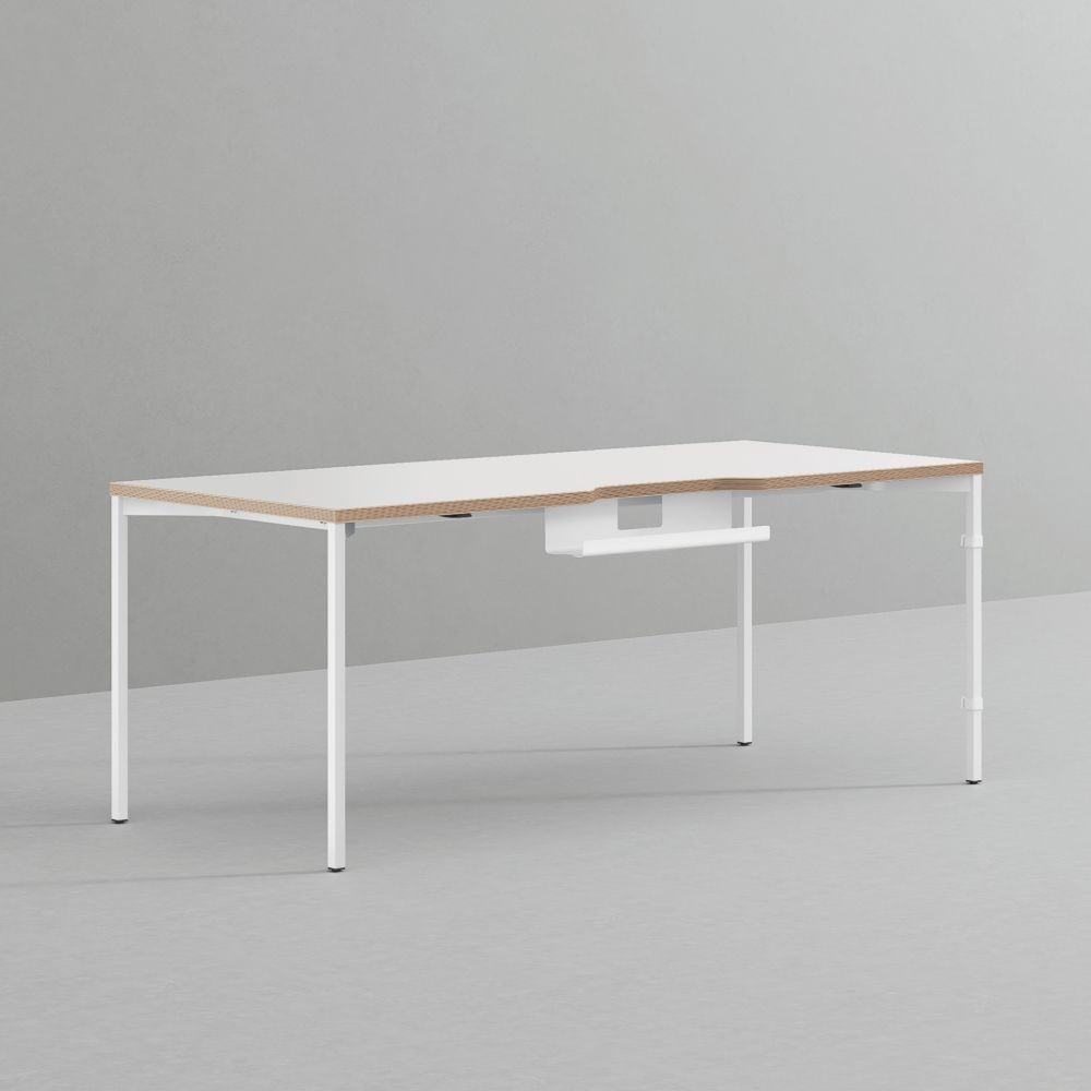 데스커 컴퓨터 책상 2.0 1600x800mm, 화이트