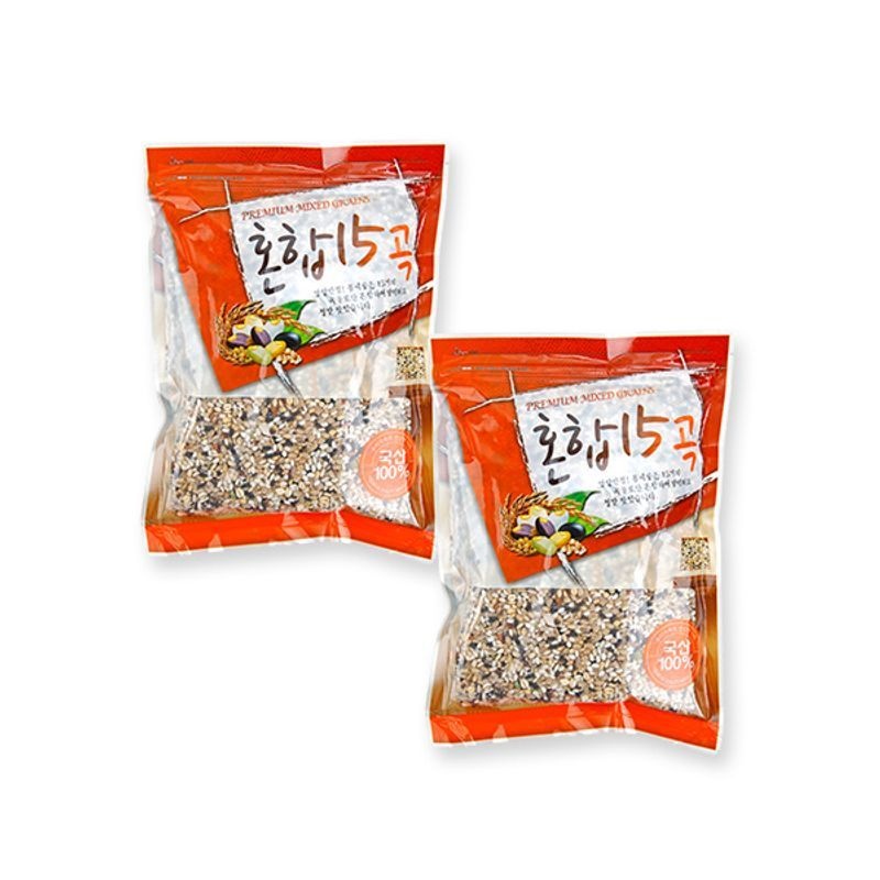 국산 혼합15곡 800g x 2봉