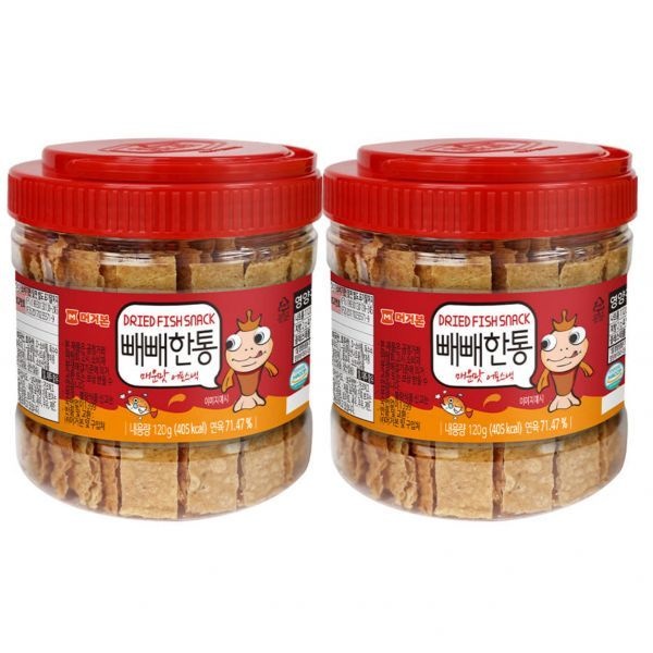 [머거본] 빼빼한통(매운맛) 120g x 2통