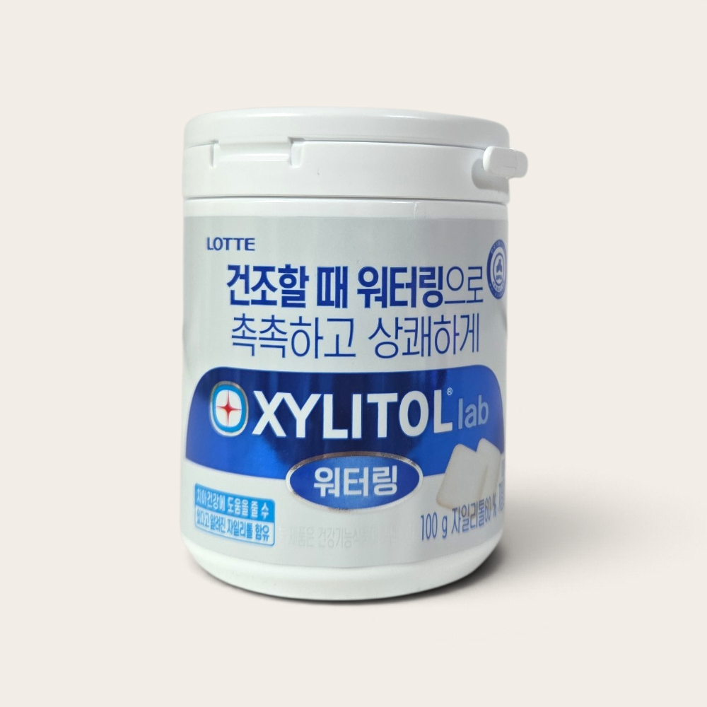 롯데 자일리톨 랩 워터링 용기 100g