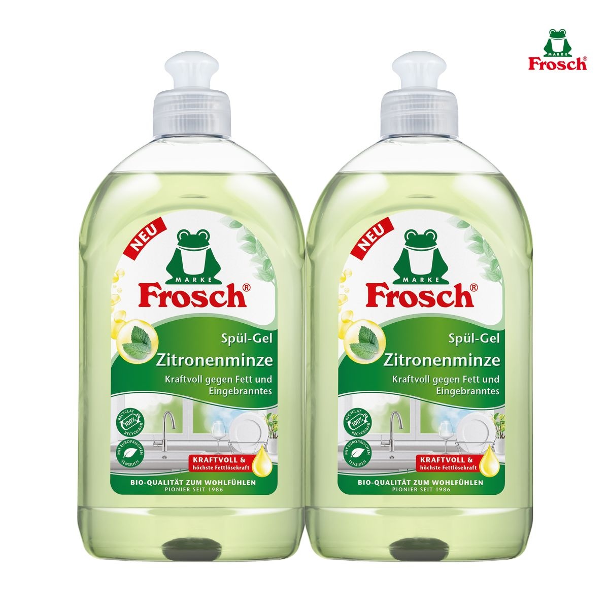 프로쉬 독일 프로쉬 레몬민트 주방세제 500ml x2개