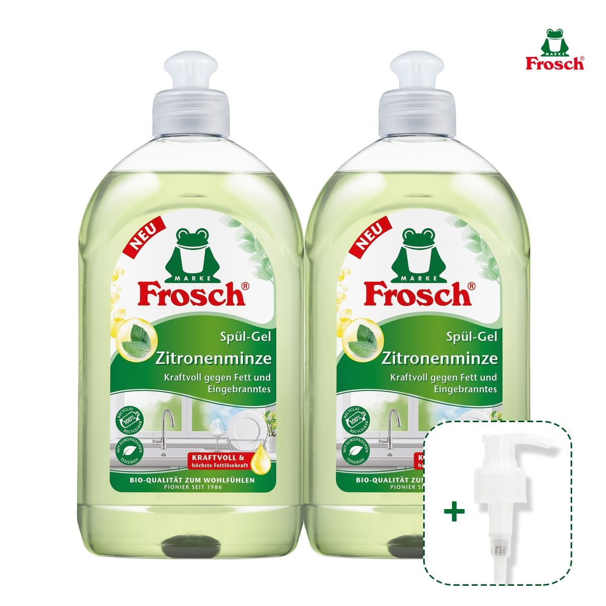 프로쉬 독일 프로쉬 레몬민트 주방세제 500ml x2개(펌프)