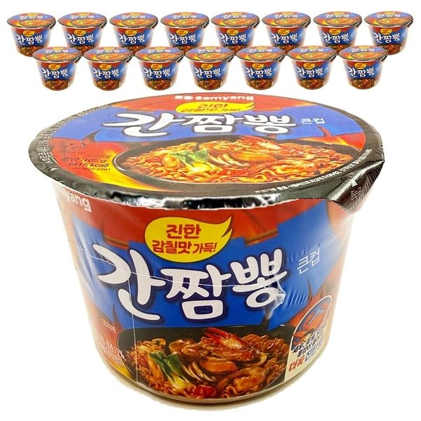 삼양 간짬뽕 큰컵 105g x 16개