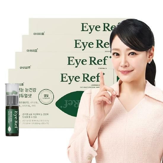 (주)노바렉스 제2공장 애즈유 안구건조 눈건강 수험생 아이리프 아이듀얼샷 7병 4개