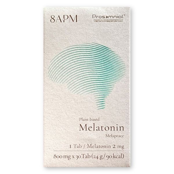 8apm 멜라피스 800mg X 30정 1박스 식물성 멜라토닌 이지영