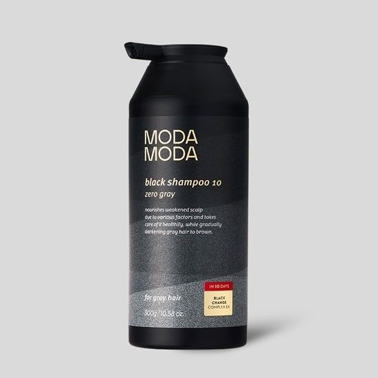 NEW 제로그레이 블랙 10 자연갈변 새치케어 탈모샴푸 300g 1통