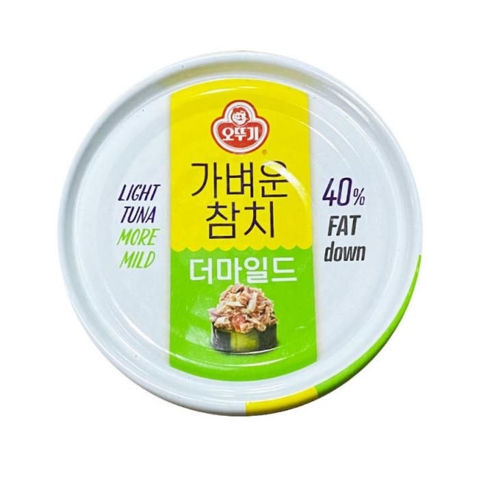 [오뚜기] 맛있는 지방줄인 가벼운참치 더마일드 200g x 10개