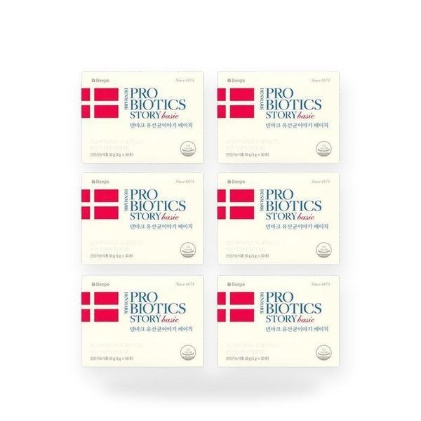 [하프클럽]덴프스 덴마크 유산균이야기 베이직 1g x 30포 6박스(SH)