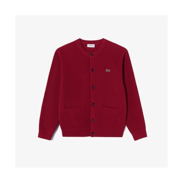 라코스테 [라코스테] LACOSTE 26 F/W 남성 방모 C넥 가디건 AH603E-56N (240) 40B1587980 AH603E56NF240