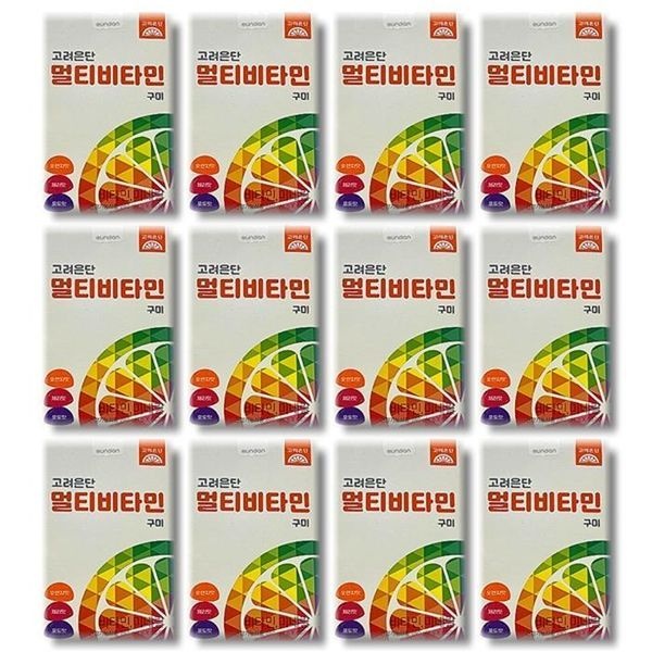 [하프클럽]고려은단 멀티비타민 구미 60구미 12박스