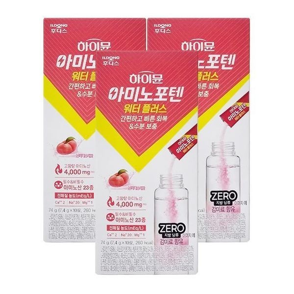 [하프클럽]일동후디스 하이뮨 아미노포텐 워터플러스 7.4g x 10포 / 3개 / DY