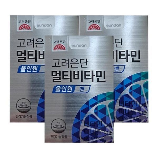[하프클럽]고려은단 멀티비타민 올인원 맨 1560 mg X 30정 / 3개 / DY