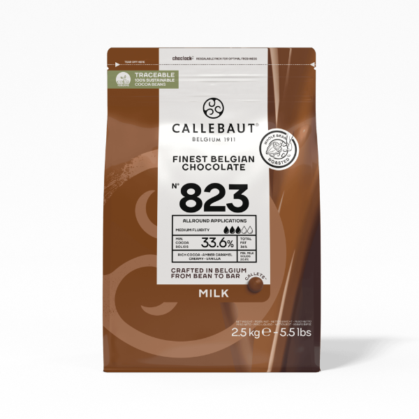 칼리바우트 823 밀크 커버춰 초콜릿 2.5kg (카카오 33.6%)