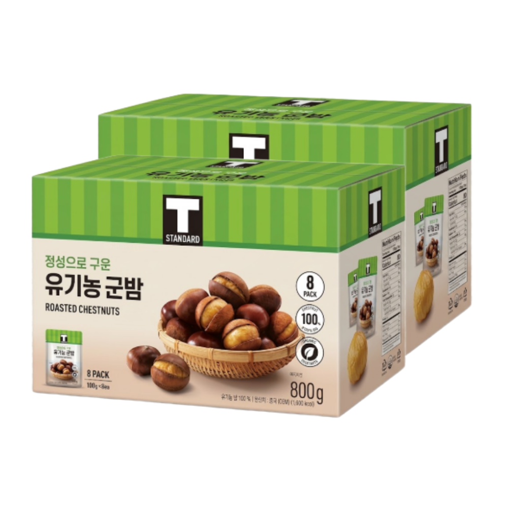 롯데리아 T스탠다드 유기농 군밤 800g x 2개