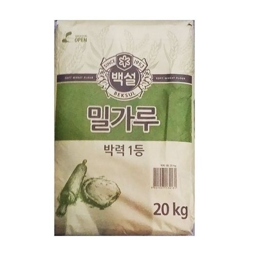 [오늘출발] 백설 박력1등 밀가루 20kg (박력분)