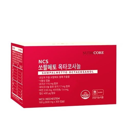 뉴트리코어 [뉴트리코어] 쏘팔메토 옥타코사놀 1박스 (4+1개입)