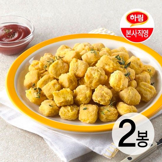 하림 굿초이스 팝콘치킨 1kg+1kg