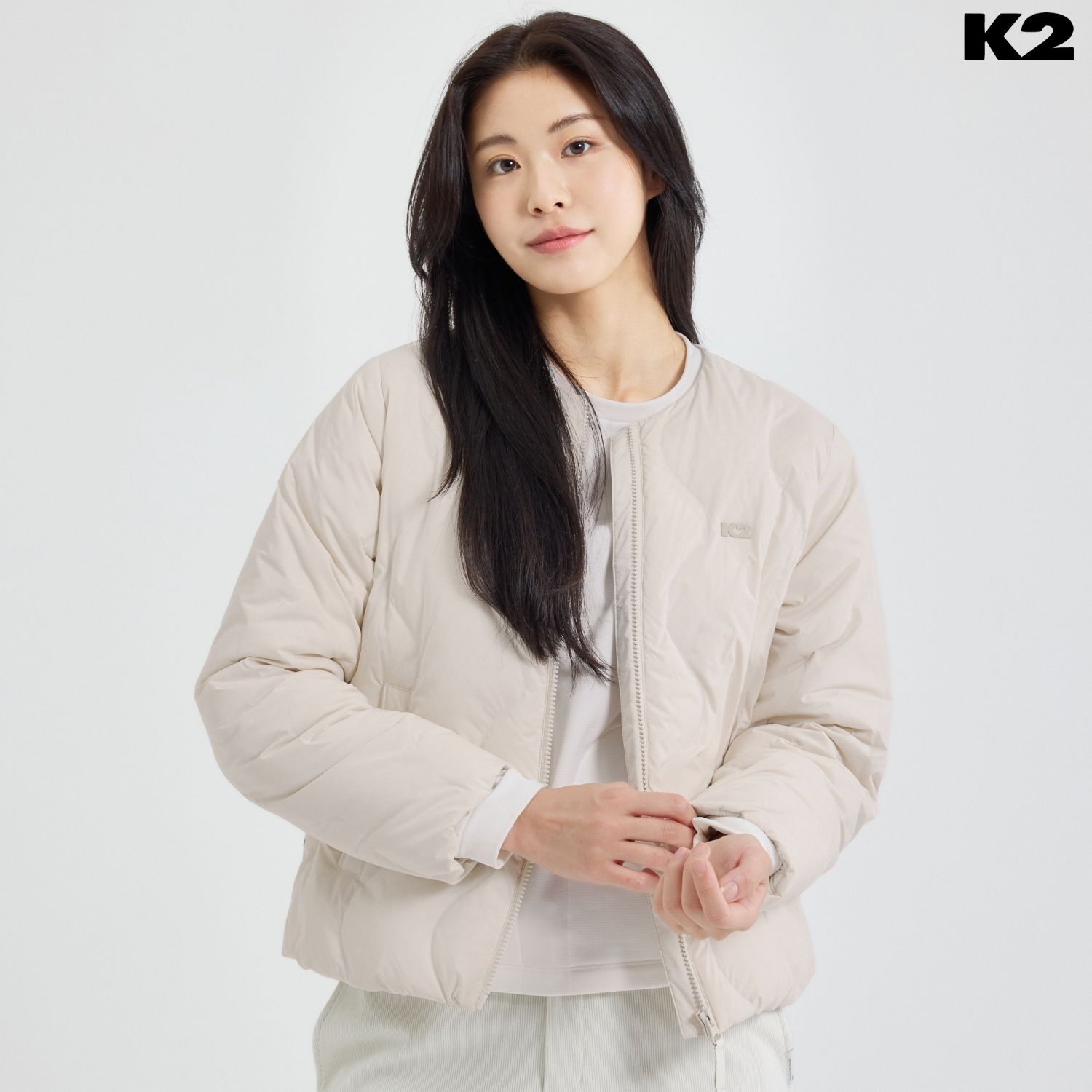 K2 여성 실크스타 WAVE 구스 다운 W (ECO) KWU24544-JS