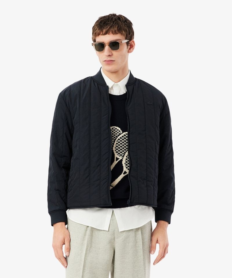 <국내정품> 라코스테 LACOSTE 남성 세로 퀄팅 블루종 BH6246-56G 350 BH6246-56G350 y455545