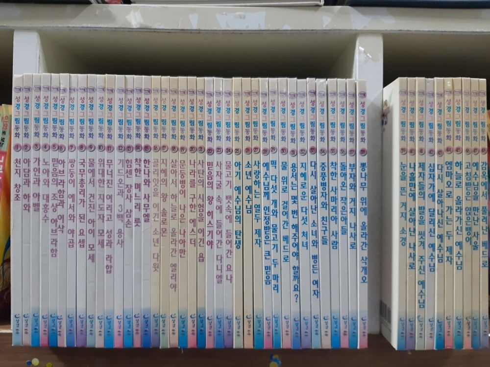 [중고] [개똥이네][중고-상] 성경그림동화 (전48권)(CX41)