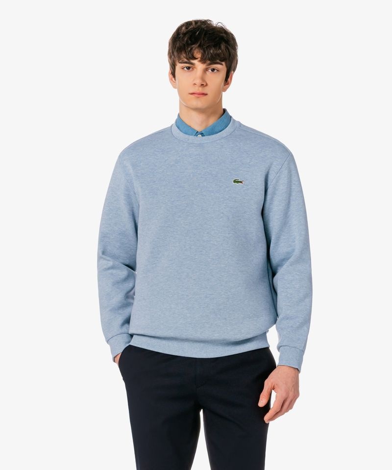 <국내정품> 라코스테 LACOSTE 남성 더블페이스 베이직 크루넥 스웻셔츠 SH981E-56G AEY SH981E-56GAEY y455612