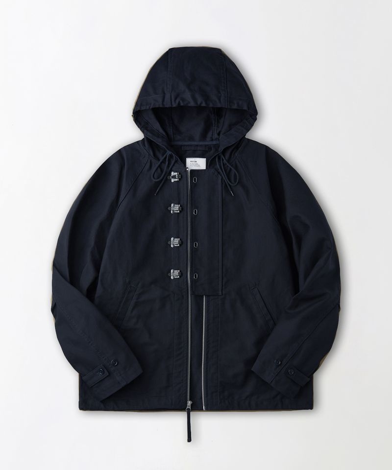 아웃스탠딩 OUTSTANDING JUNGLE CLOTH DECK HOOD JACKET_NAVY OS26FWJK13NA 1209109