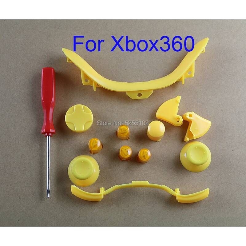[해외] Xbox 360 무선 패드 교체용 버튼 및 T8 드라이버 수리 키트 1100883