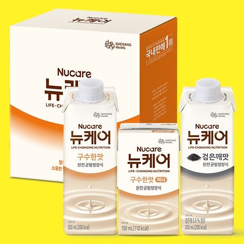 뉴케어 네이버 구수한맛 완전균형영양식 + 액티브 200ml 18개 9팩 5117437