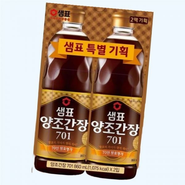 샘표 양조간장 701 860ml 2입 5314851