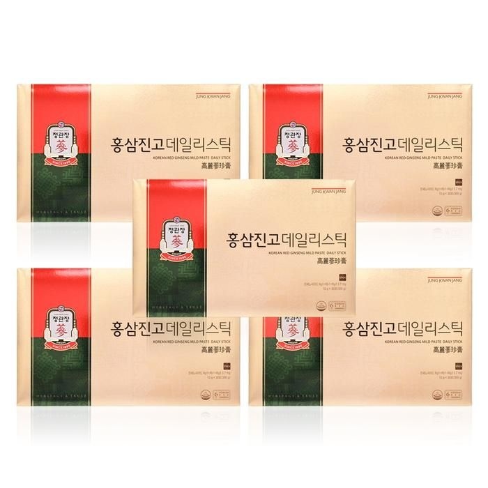 [정관장] 정관장 홍삼진고 데일리스틱 10g x 30포 x 5박스 WYS