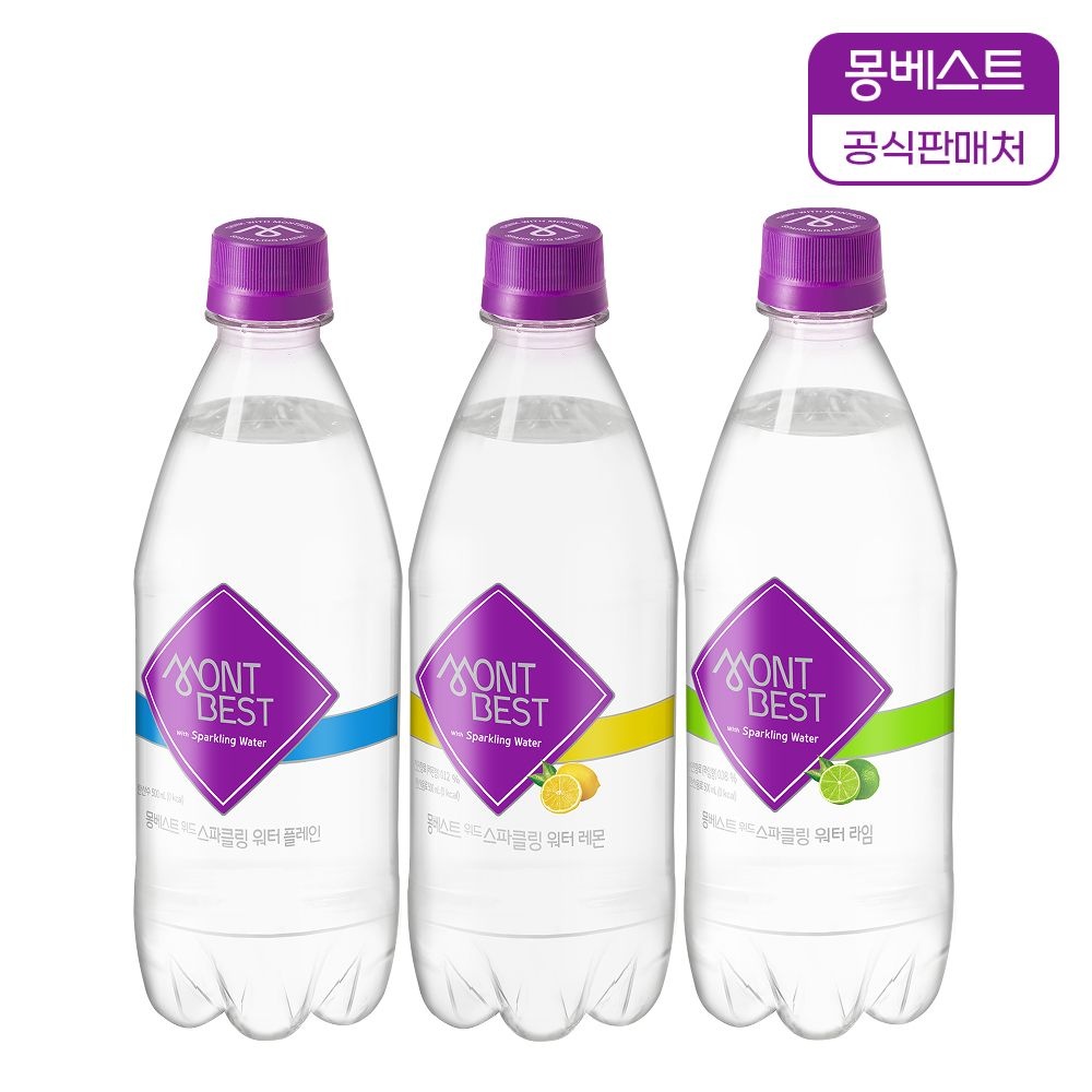몽베스트 탄산수 레몬 500mL 20병 외