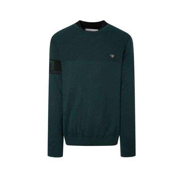 닥스골프 [25FW [PREMIUM 그린 이중 카라 방풍 니트 DGSW5D711E3 519500