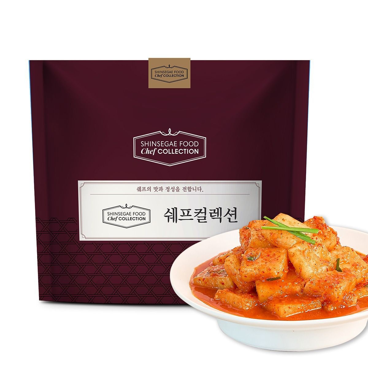 쉐프컬렉션 석박지 1kg 국내산 깍두기 김장 호텔식
