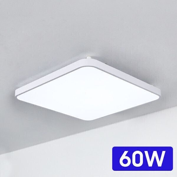 LED 나노 스퀘어 방등 60W 슬림 사각 안방등 홈 천장조명 오스람칩 사용