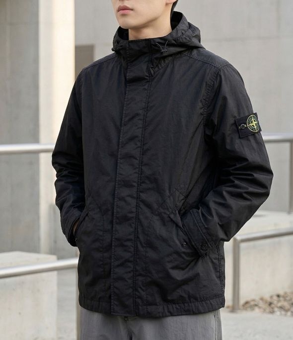 STONE ISLAND 4100093 Membrana 3L TC Hooded Jacket K1S15 S0A21 V0029 멤브라나 후드 재킷 4159033