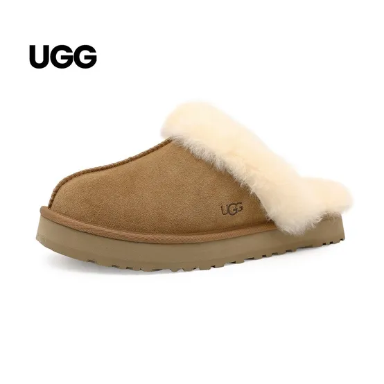(여성사이즈 225-245) 어그 UGG 디스케트 K 뮬 털 슬리퍼 (1171199K-CHE)